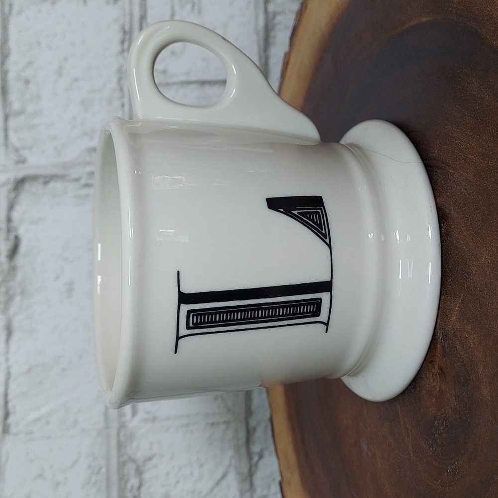 Anthropologie Monogram letter L coffee/tea mug